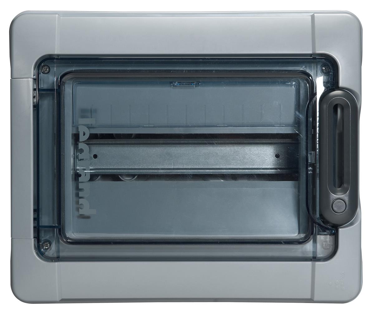 001921 Табло PLEXO³ 1х12М, IP65, ОМ, гумени входове, PE, Legrand