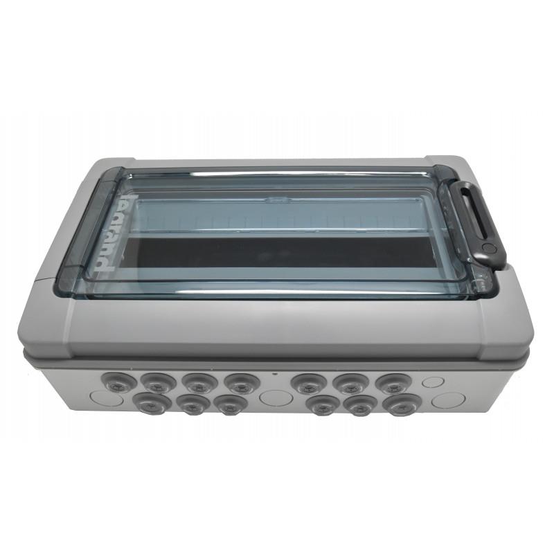 001924 Табло PLEXO³ 1х18М, IP65, ОМ, гумени входове, PE, Legrand