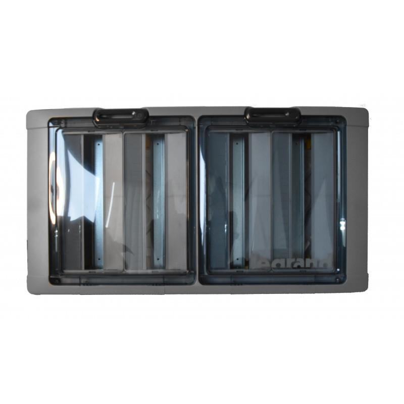 001927 Табло PLEXO³ 4х18М, IP65, ОМ, гумени входове, PE, Legrand