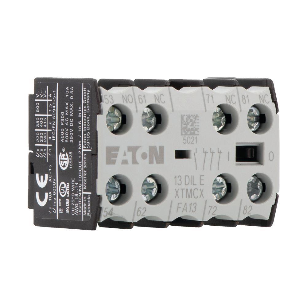 002397 13DILE Фронт контактен блок 1NO+3NC за DILM(C)7-150, DILEEM-DIL4(A)M, Термични_small