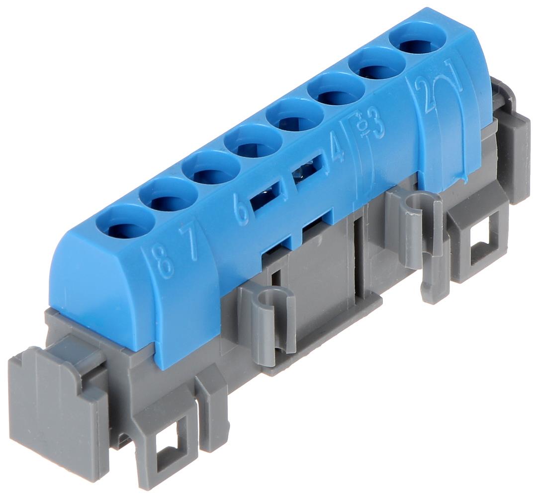 004842 Клемен блок IP2X, син (N), 8x1.5-16², L= 75мм, Legrand_small