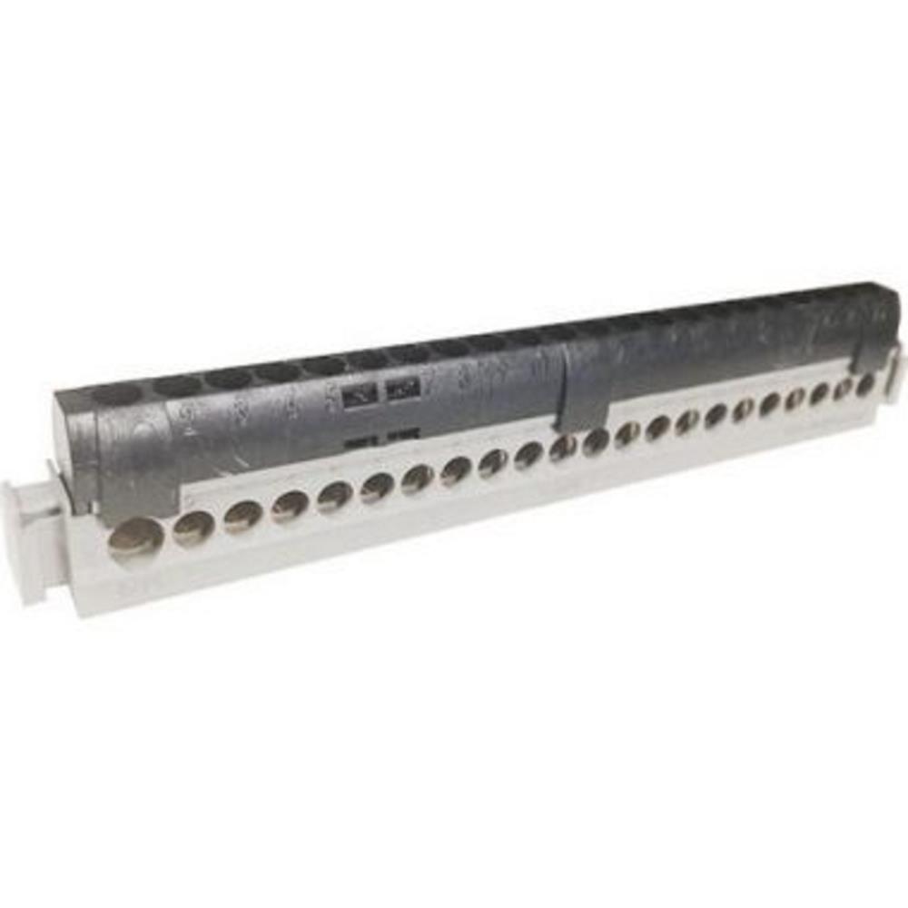 004856 Клемен блок IP2X, черен (L), 1x6-25² + 21x1.5-16², L= 176мм, Legrand