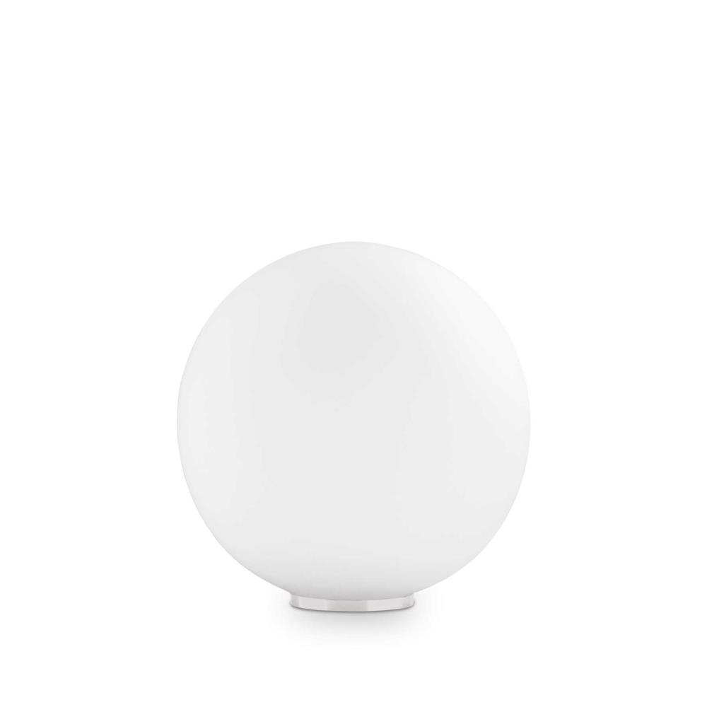 009131  Настолна лампа MAPA BIANCO TL1 D30 Ø300xH320 mm E27 max 1 x 60W IP20 Ideal Lux