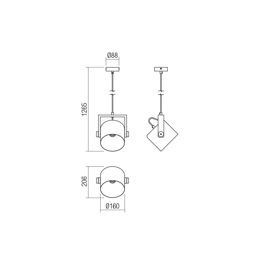 01-2402 Пендел POOH SU 1x42W E27 BK Smarter_small
