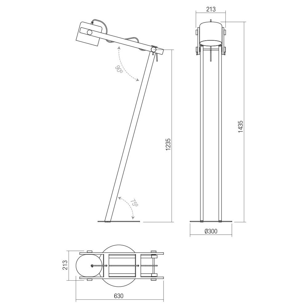 01-2405 Лампион POOH LAMP 1x42W E27 BK Smarter_small