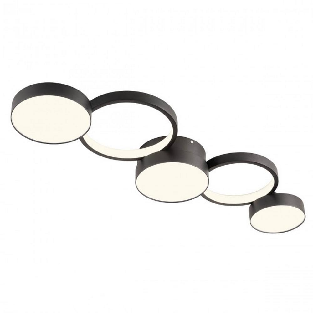 01-2541 Плафониера CRONOS LED 65W 3000K BK, Redo