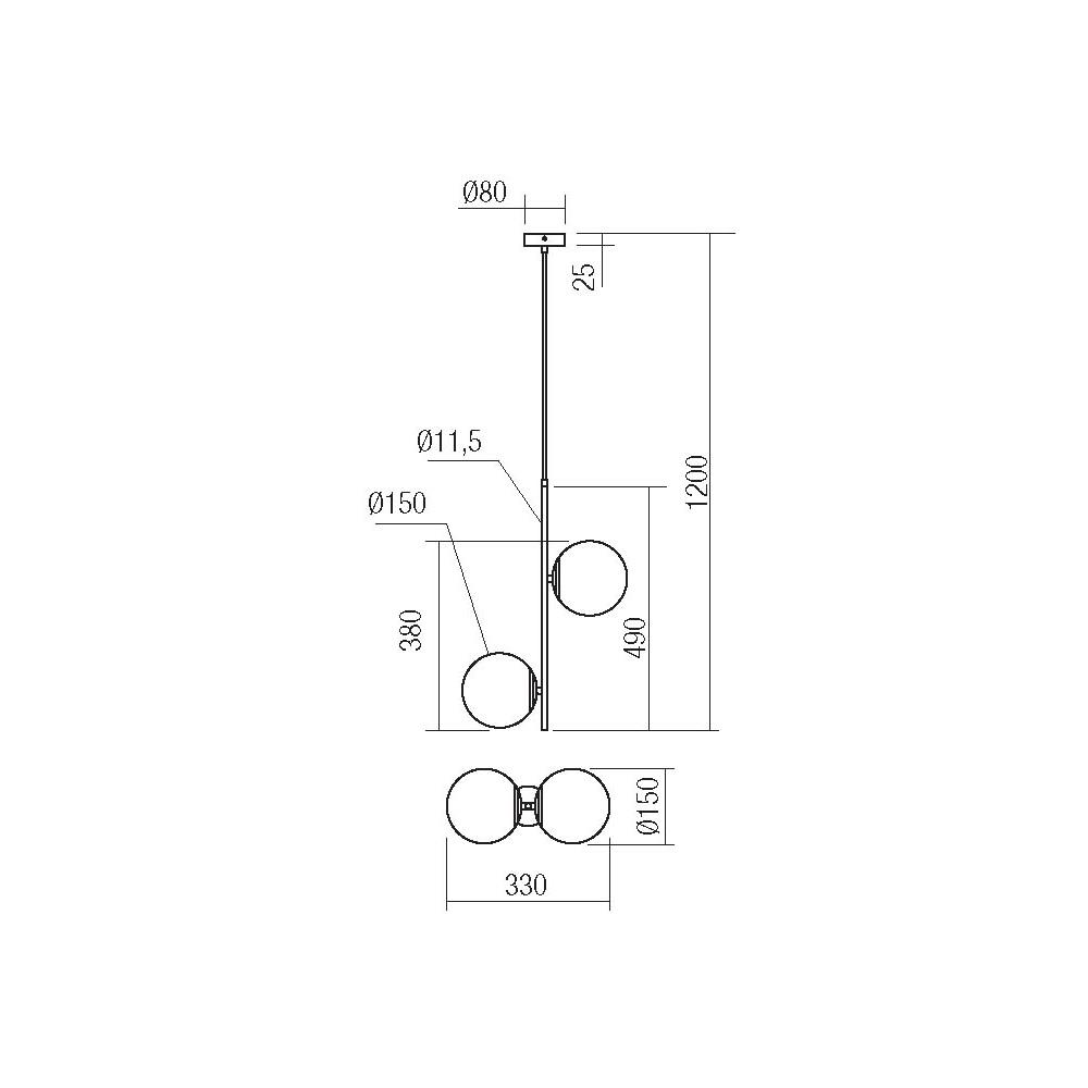 01-2625 Полилей NIVA SU 2X28W E14 Smarter_small