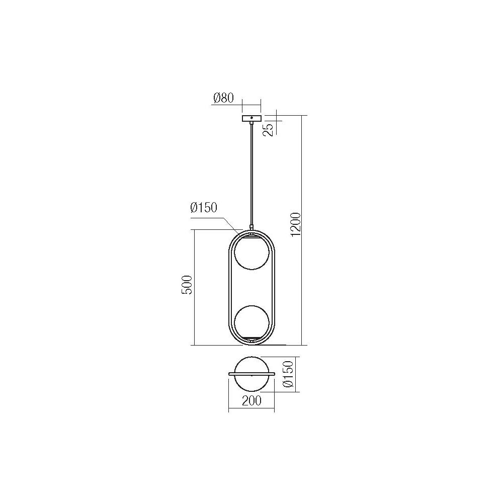 01-2626 Полилей NIVA SU 2X28W E14 GD FRAME Smarter_small