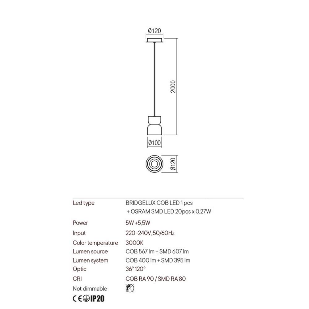 01-2684 YONA SU LED 5W+5.5W 3000K WH Пендел, Redo_small