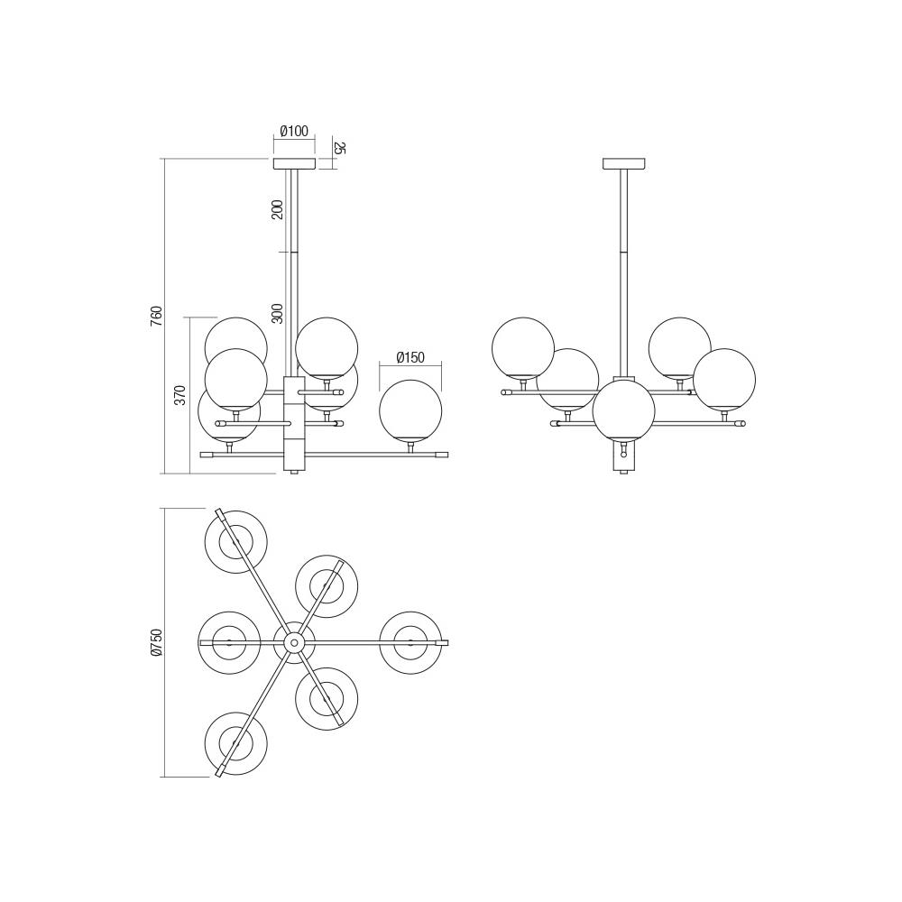 01-2950 Полилей ESSENTIAL SU 6X28W E14 MGD Smarter_small