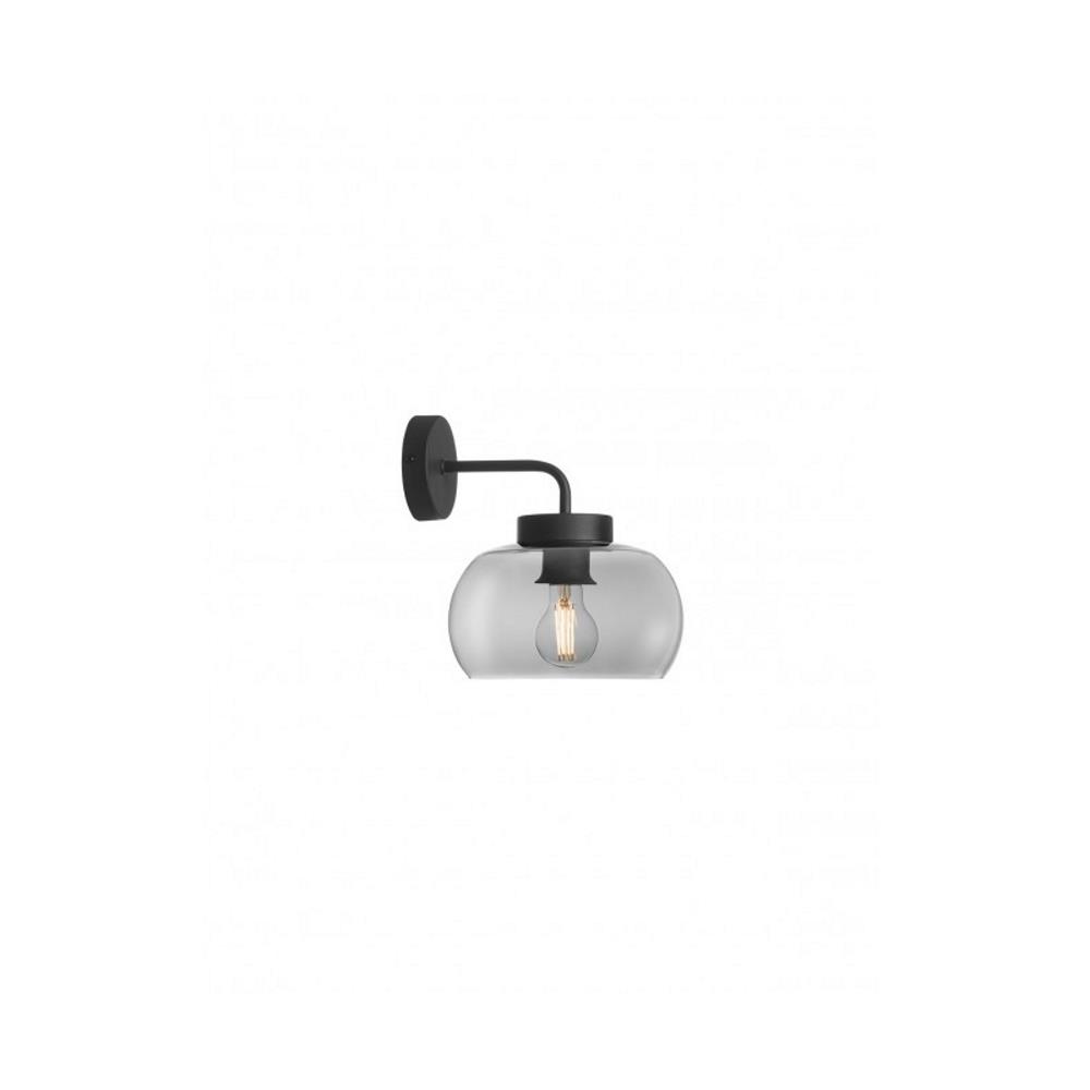 01-3064 Аплик CROMA AP 1x42W E27 BLACK/SMOKEY Smarter