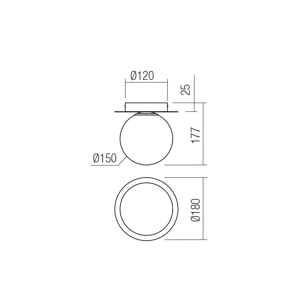 01-3129 Плафон HAIKU PL 1X28W E14 BK Smarter_small