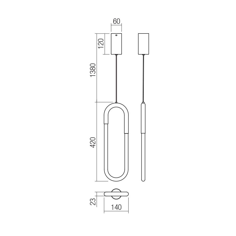 01-3183 Полилей LATIUM SU LED 9W 3000K BRASS Smarter_small