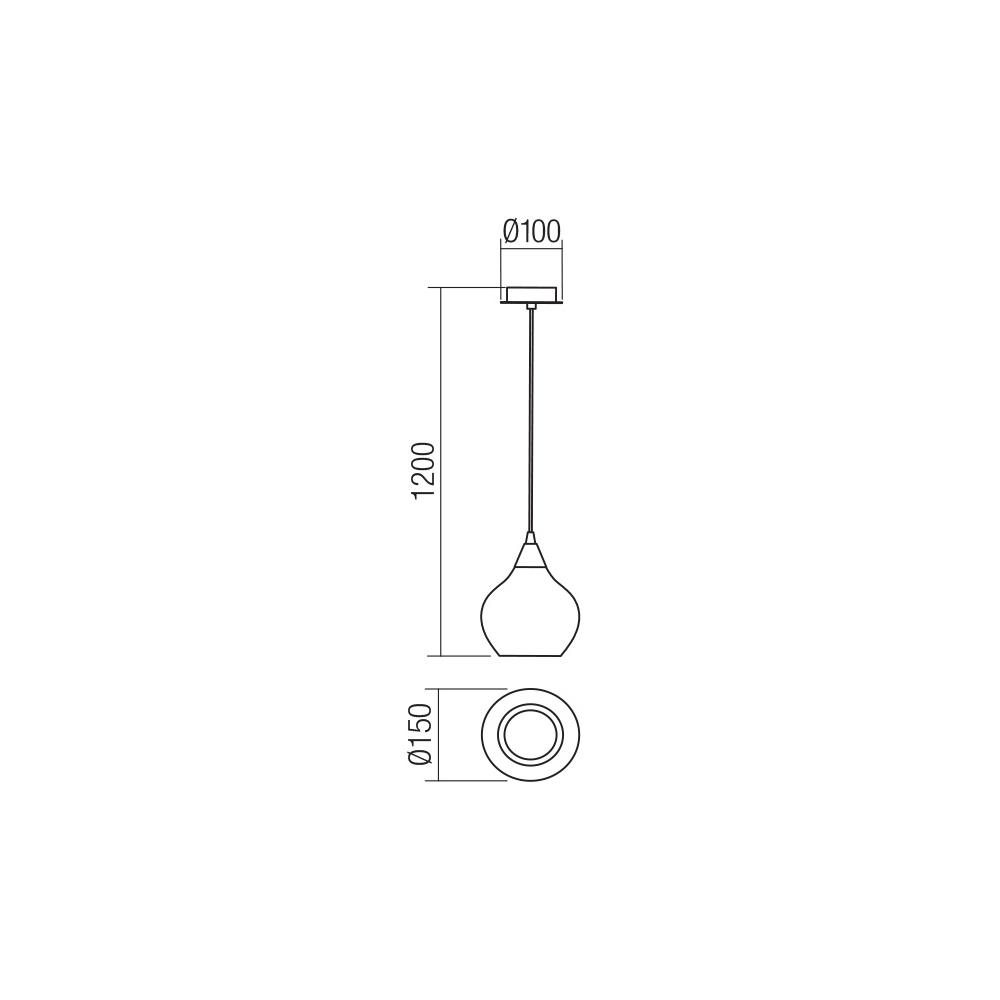 01-3190 Пендел TANNER SU 1x28W E14 D15 Smarter_small