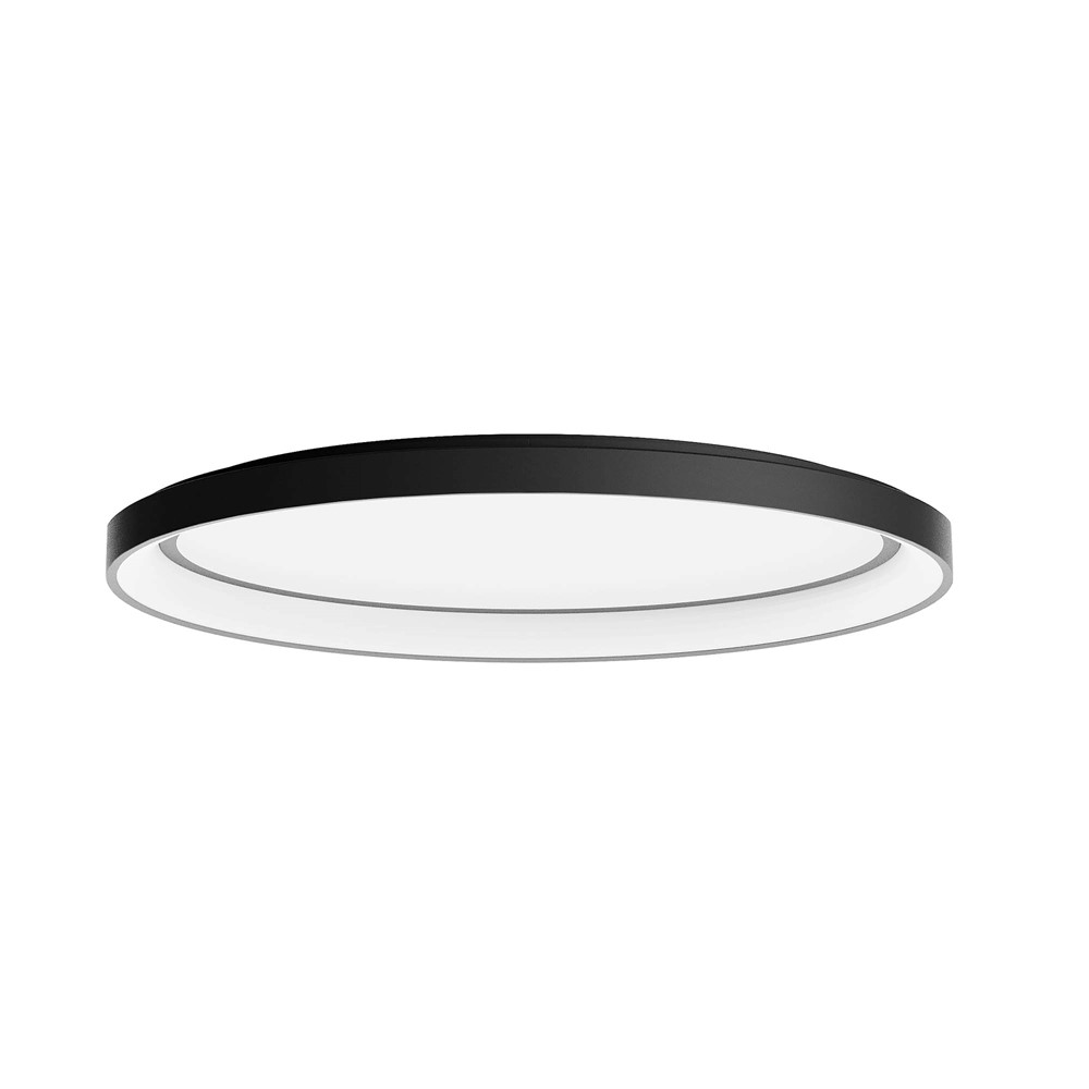 01-3808 Плафониера Nobu, SMD LED 60W CCT 3000K/4000K, Ø600 мм, Sand Black, Redo_small