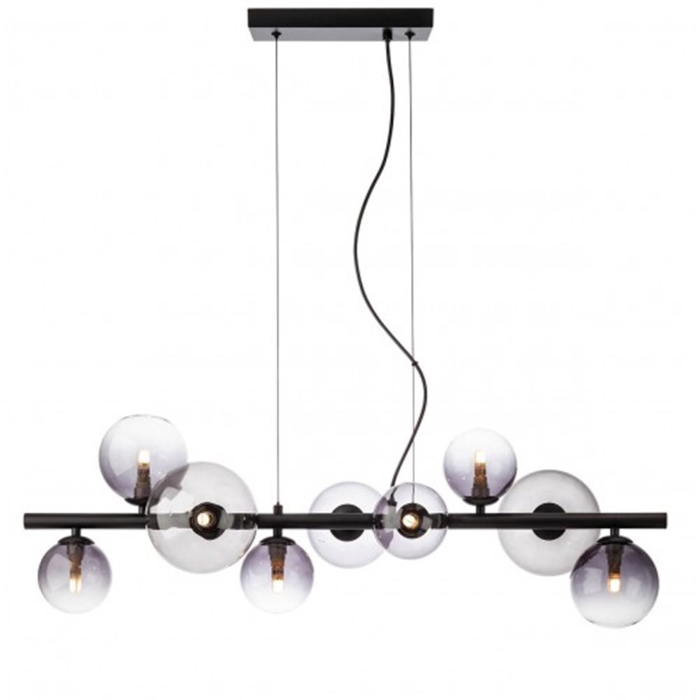 01-3989 Осветително тяло Astra, 9x8W G9, W860мм/L1200мм, Mat Black, Smarter_small