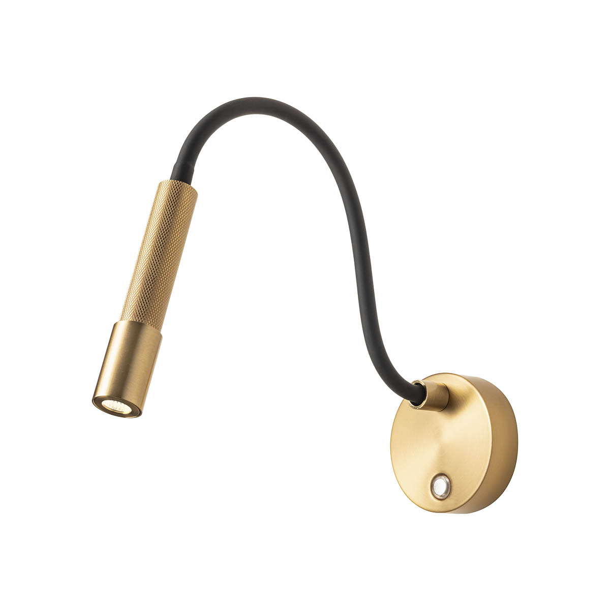 01-4444 Аплик Drill, LED 8W 3000K 530 lm, гъвкаво рамо, димируем, aged gold, Redo_small