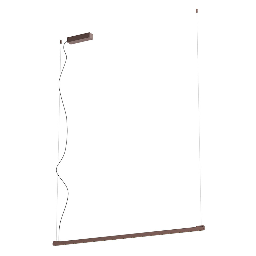 01-4755 Висящо осветително тяло CRISP SU LED 36W 3000K 2356lm 24° BRUSH BROWN TRIAC REDO_small