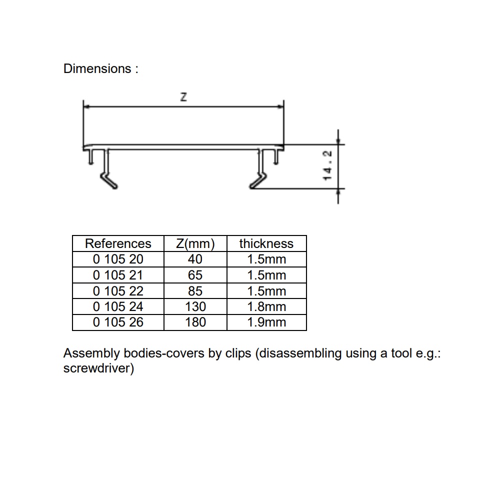010524 Legrand Гъвкав капак за кабелен канал DLP 130 мм, 2 м_small