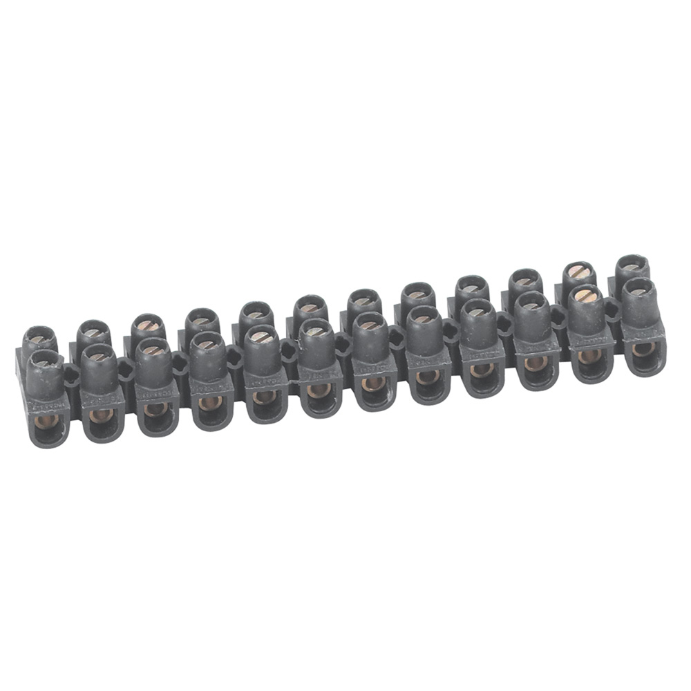 034211 Legrand Лустер клема пластмаса 2.50 mm2 пръчка Черна