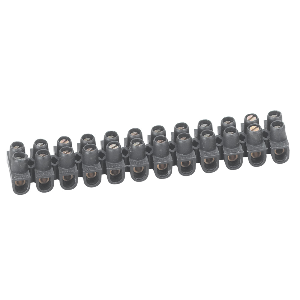 034213 Legrand Лустер клема пластмаса 6.00 mm2 пръчка Черна