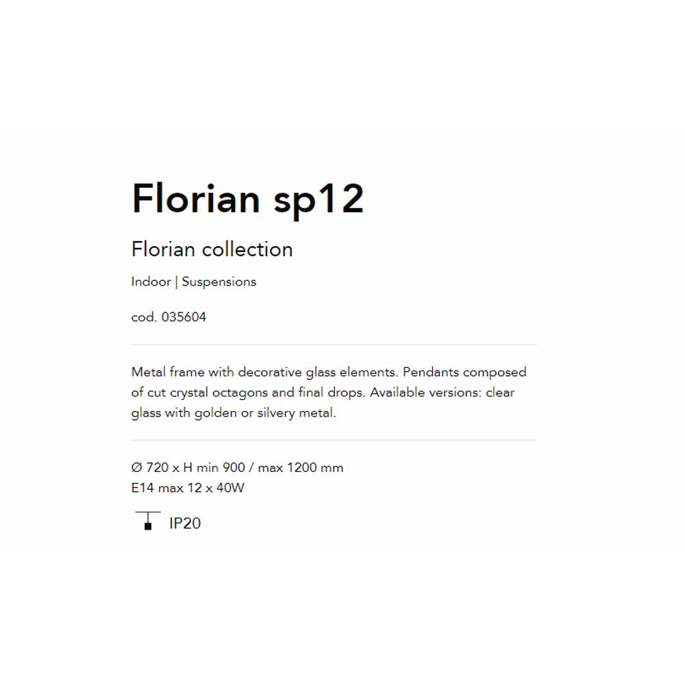 035604 Florian Полилей, E14 max12x40W, IP20, Ideal Lux_small