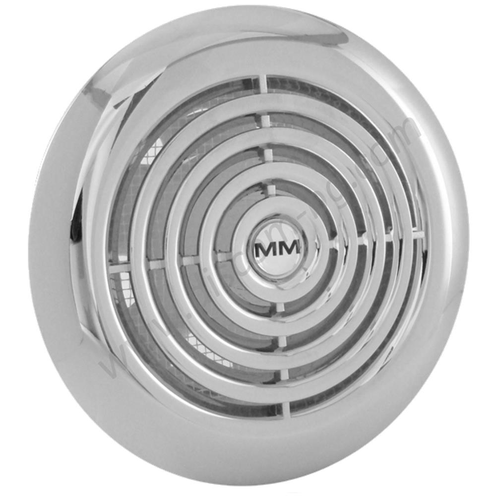 0392 Вентилатор MMOTORS MM 100/105 с клапа - кръгъл, серия ММ Gold INOX_small