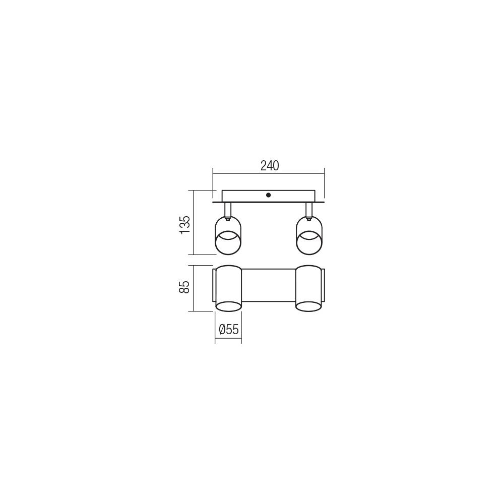 04-538 Аплик CRIUS PL 2X35W GU10 Smarter_small