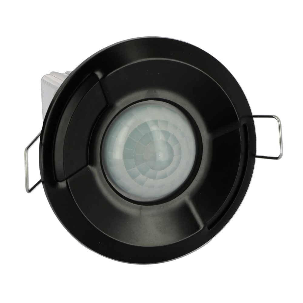 048454 PIR Детектор за движение Green-I GI-SRW, СМ в таван, on/off, обхват 360°, до 14м, black, Legrand