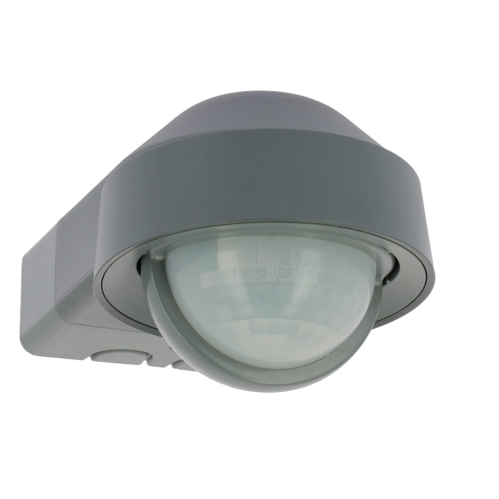 048459 PIR Детектор за движение Green-I GI-ISG, ОМ на стена, on/off, обхват 360°, покритие над 201,1м², IP55, graphite, Legrand_small