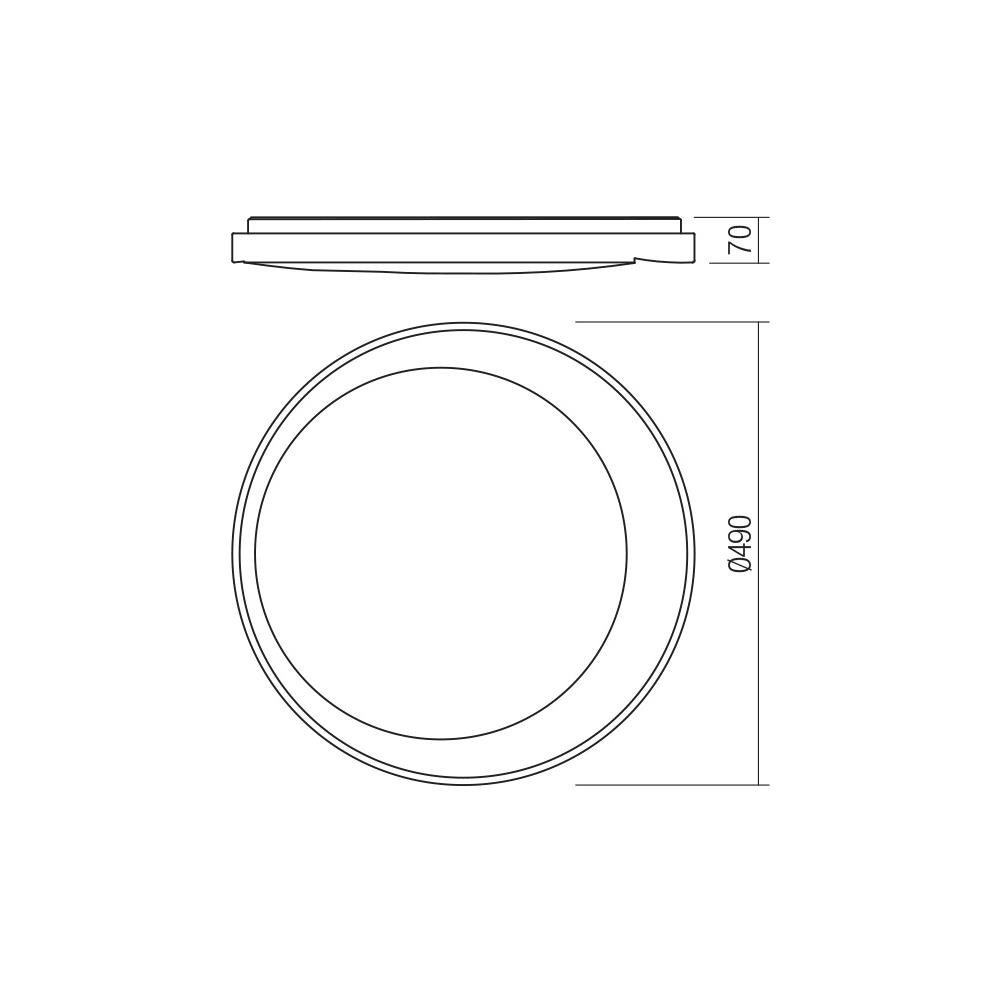 05-902 Плафониера PADDY PL LED 36W 4000K Smarter_small