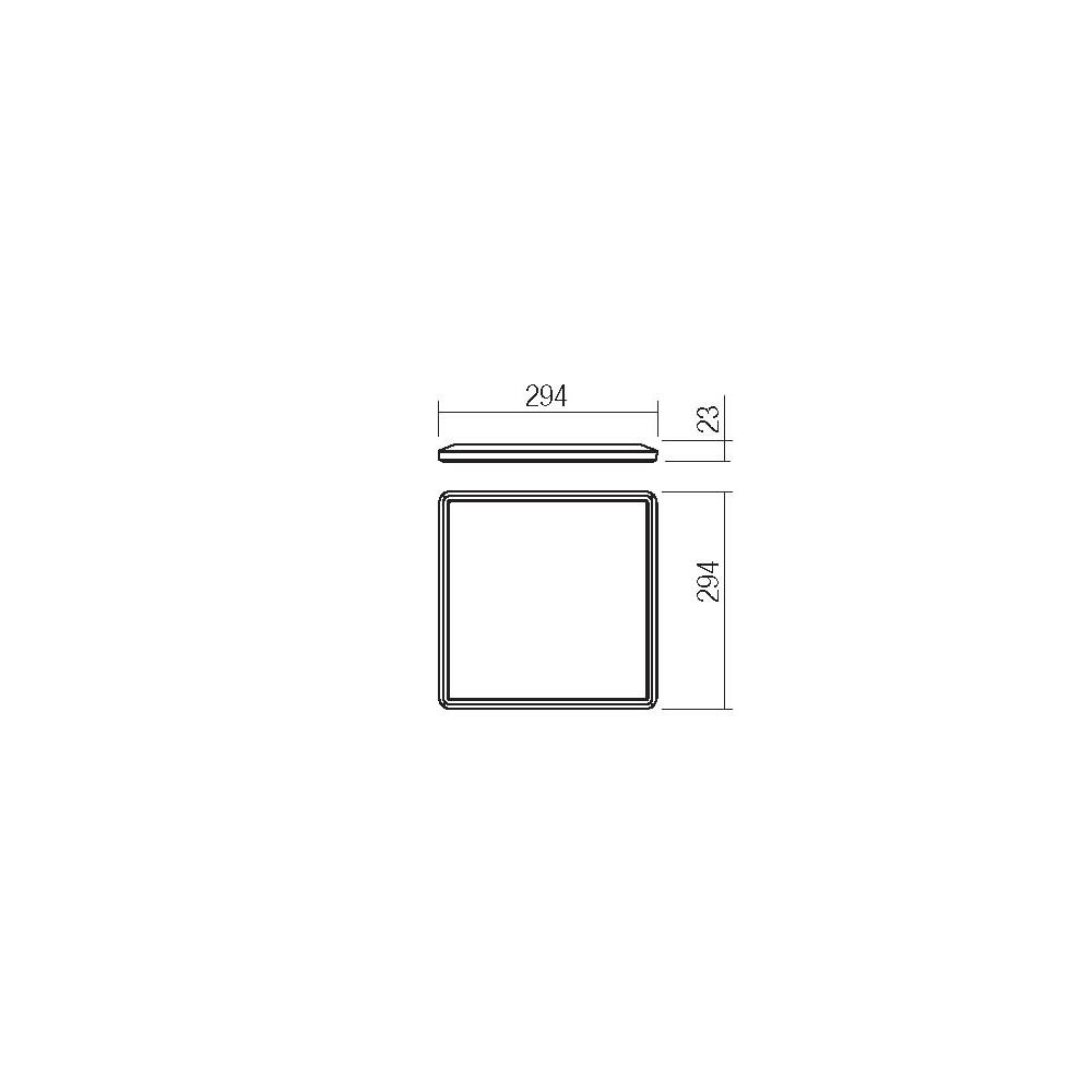 05-936 Плафониера MEMO PL SQ LED 24W IP54 CCT WH D300 Smarter_small
