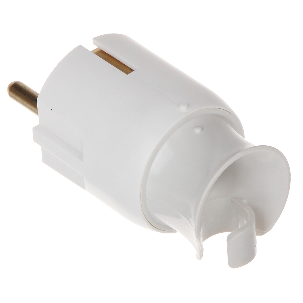 050172 Щепсел 2P+E 16A 230V, въртяща се основа с кука за кабел, бял, Legrand