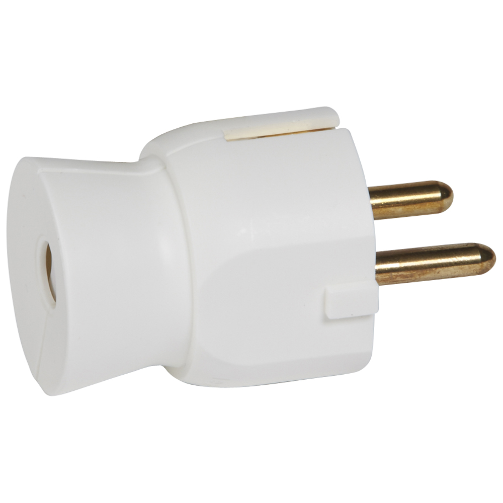 050315 Щепсел 2Р+E 16А 250V, бял, Legrand