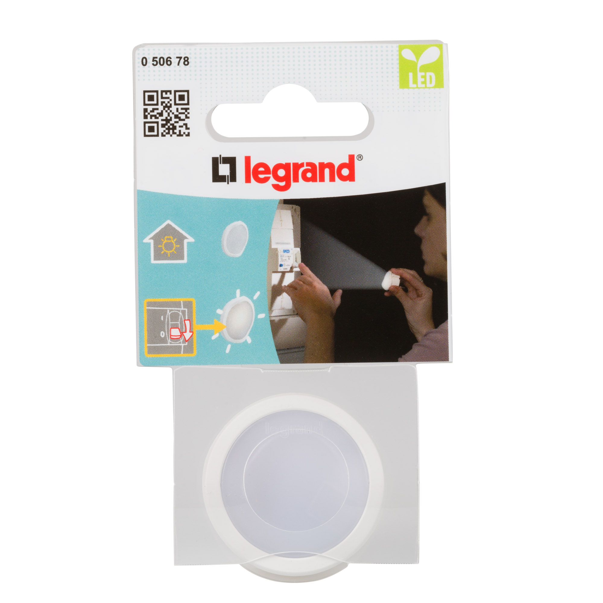 050678 Legrand Подвижна лампа/фенер бяла_small