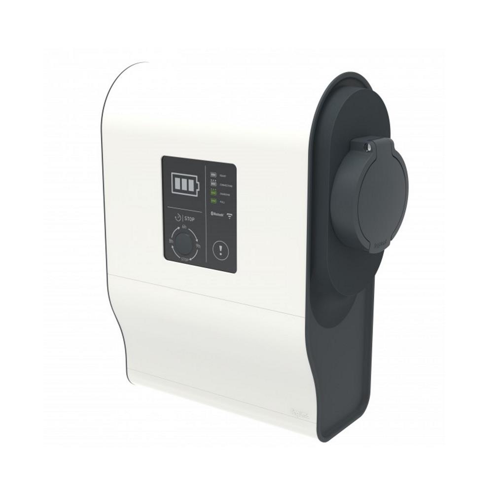 058001 Premium пластм.монофазна зарядна станция с DC защита, 7,4kW 32A - 3 режима, 1 извод
