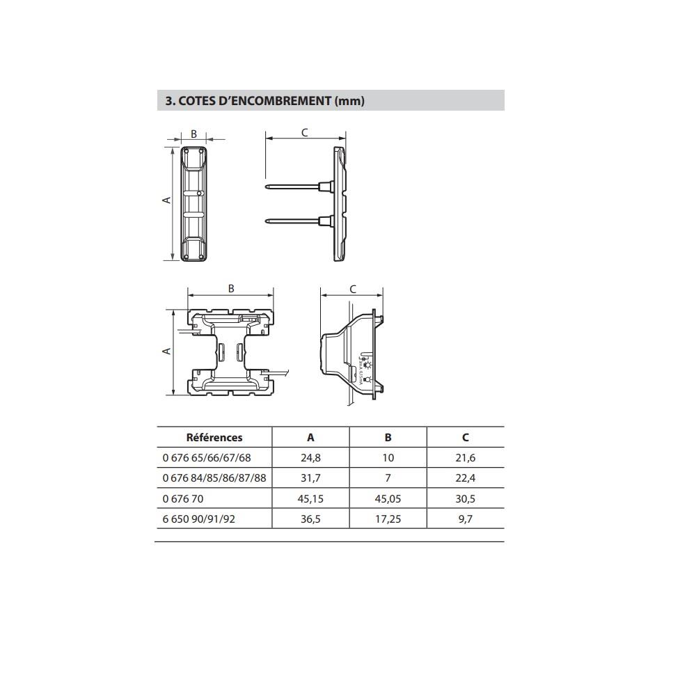 067686 Legrand LED лампа за светещ двупосочен ключ Celiane/Mosaic 230 V_small