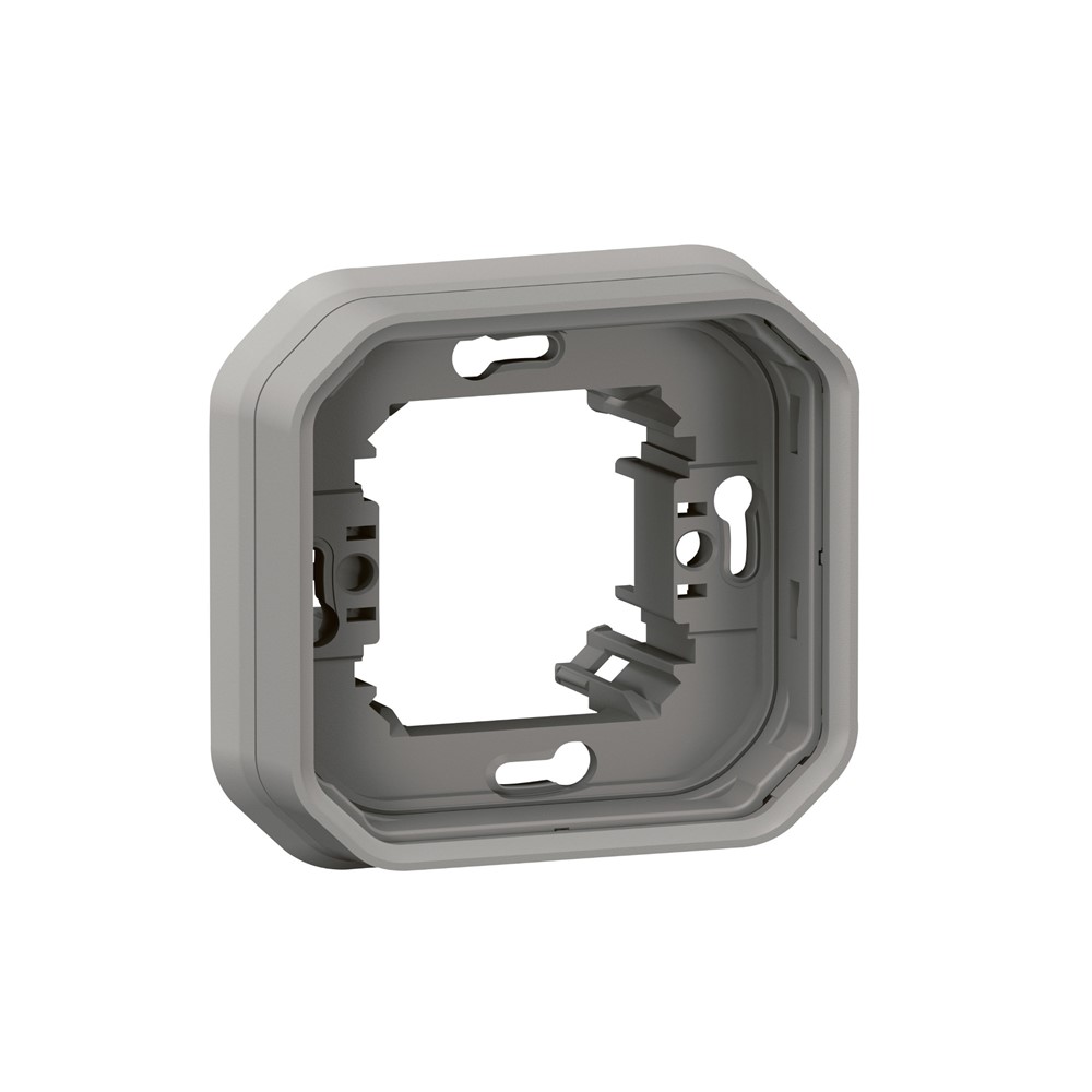 069681L Монтажна рамка Plexo New, 1х (2М), сив, Legrand