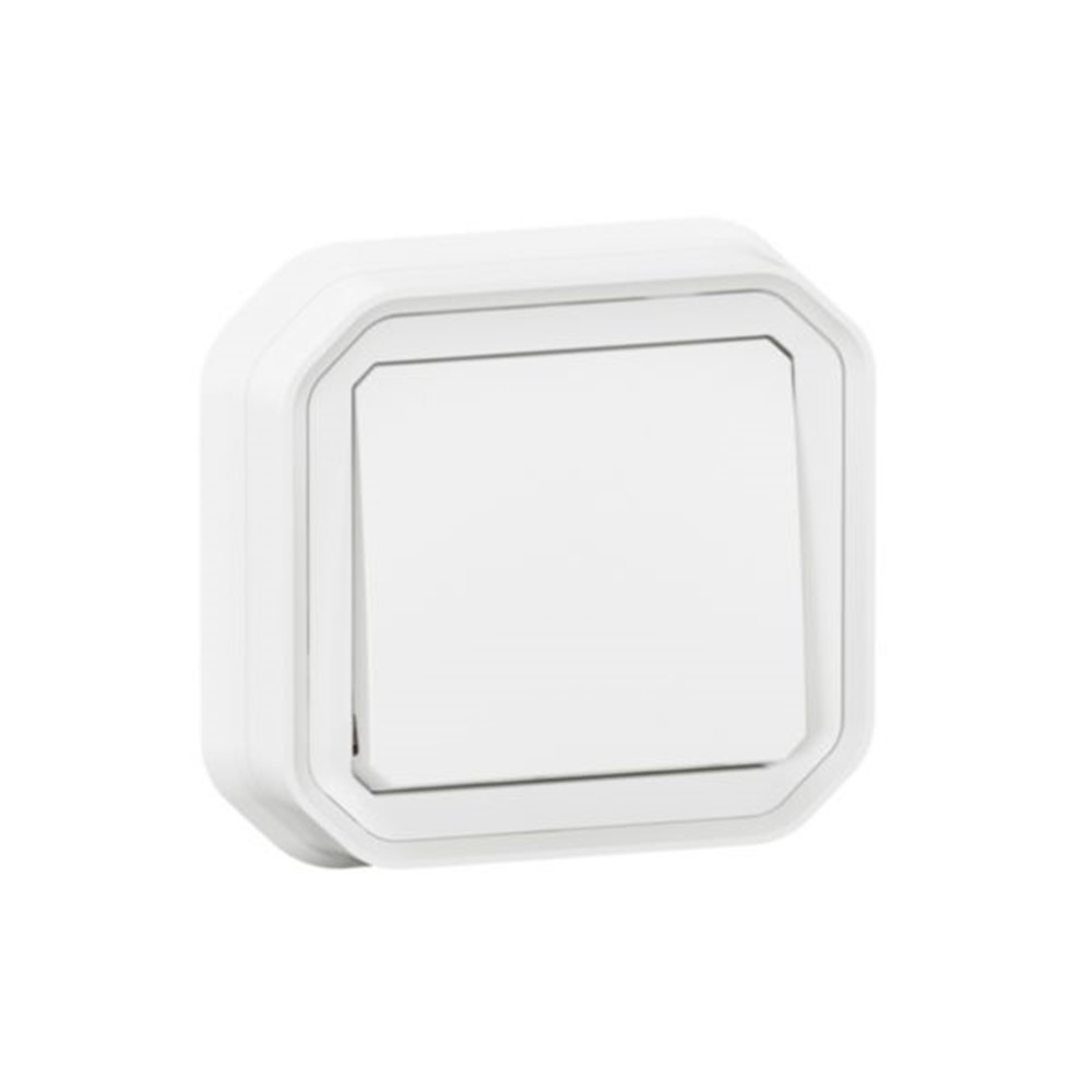070032 Девиаторен ключ 10AX-250V, скоби, бял, Plexo New, Legrand_small