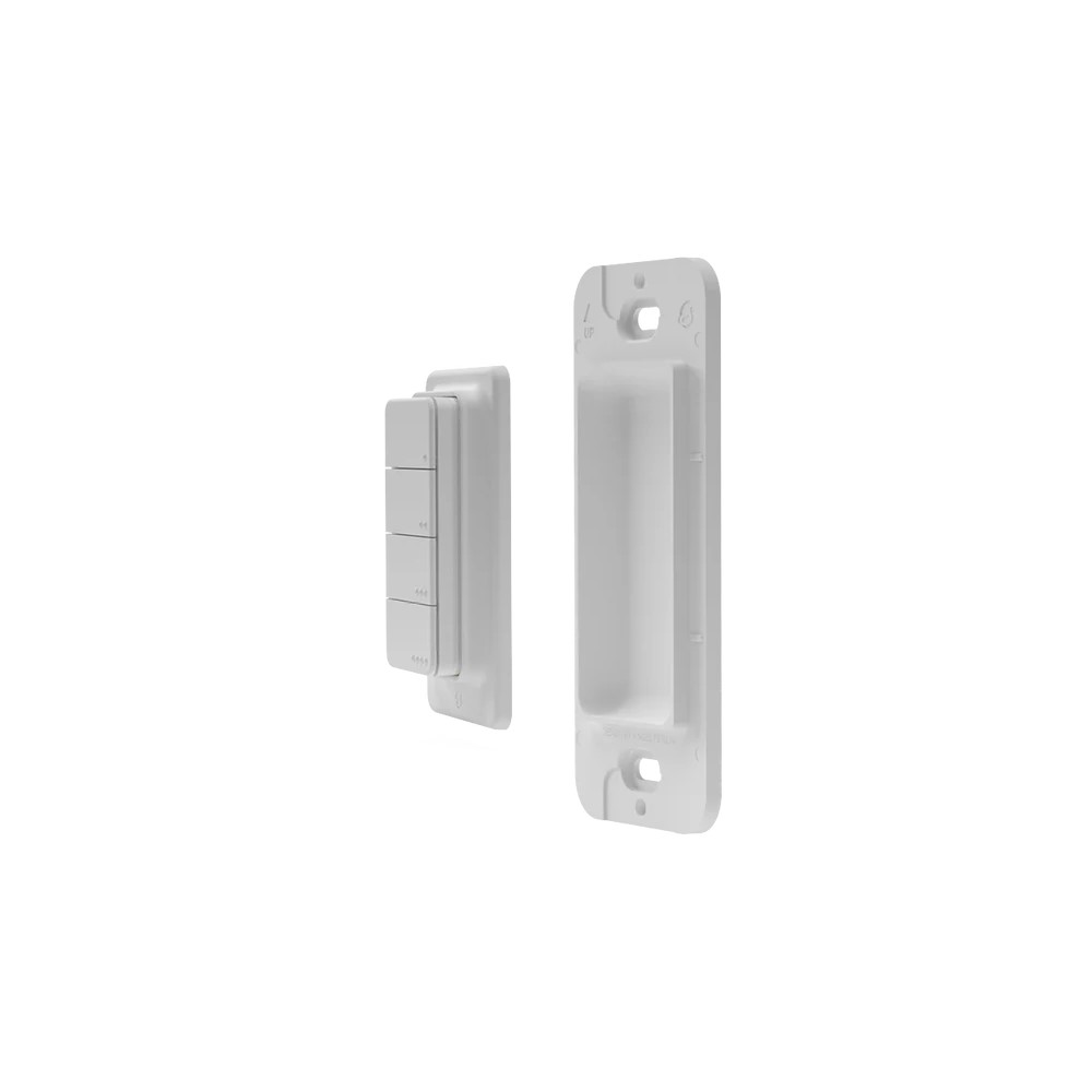 072537 Сценариен модул с 4 бутона, 16 функции, батерия, Bluetooth и Zigbee, white, Shelly BLU RC Button 4 ZB
