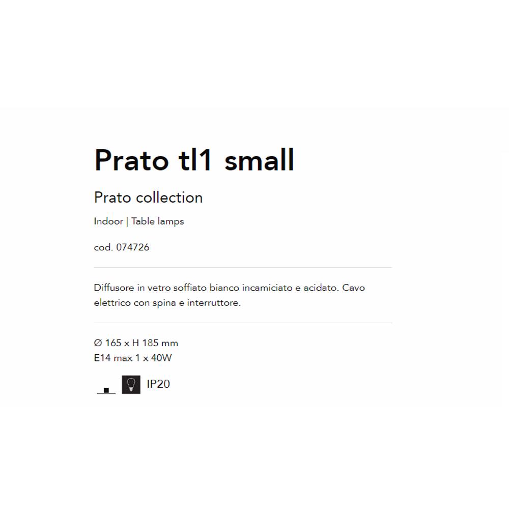 074726 Prato Настолна лампа Small E27 max 1 x 60W, IP20 Ideal Lux_small