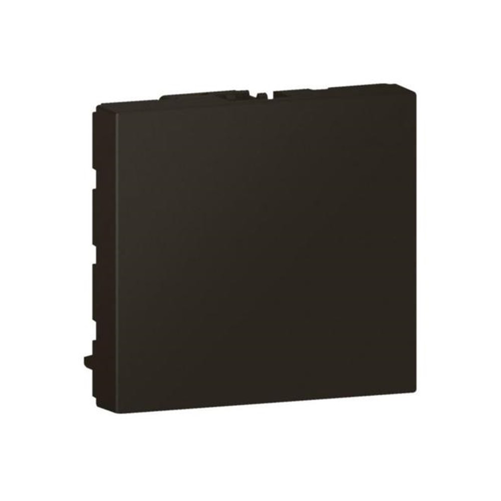 079181L Празен модул Mosaic, 2М, mat black, Legrand