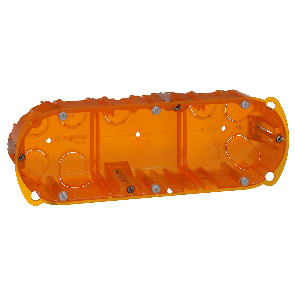 080123 Конзола за гипсокартон и зидария 3хØ67 6/8М, дълб. 50мм, Batibox, Legrand