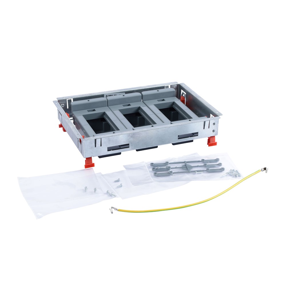 088030 Комплект хоризонтални регулируеми опори 3х6М, за стандартна кутия, 18М, Legrand