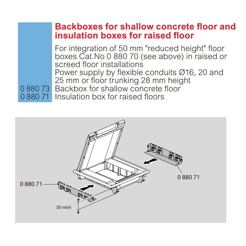 088071 Аксесоари за кутия за двоен под, Legrand_small
