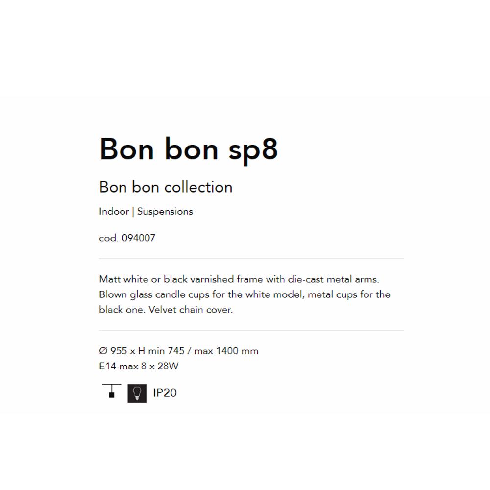 094007 Bon Bon Полилей, E14 max8x40W, IP20, Ideal Lux_small