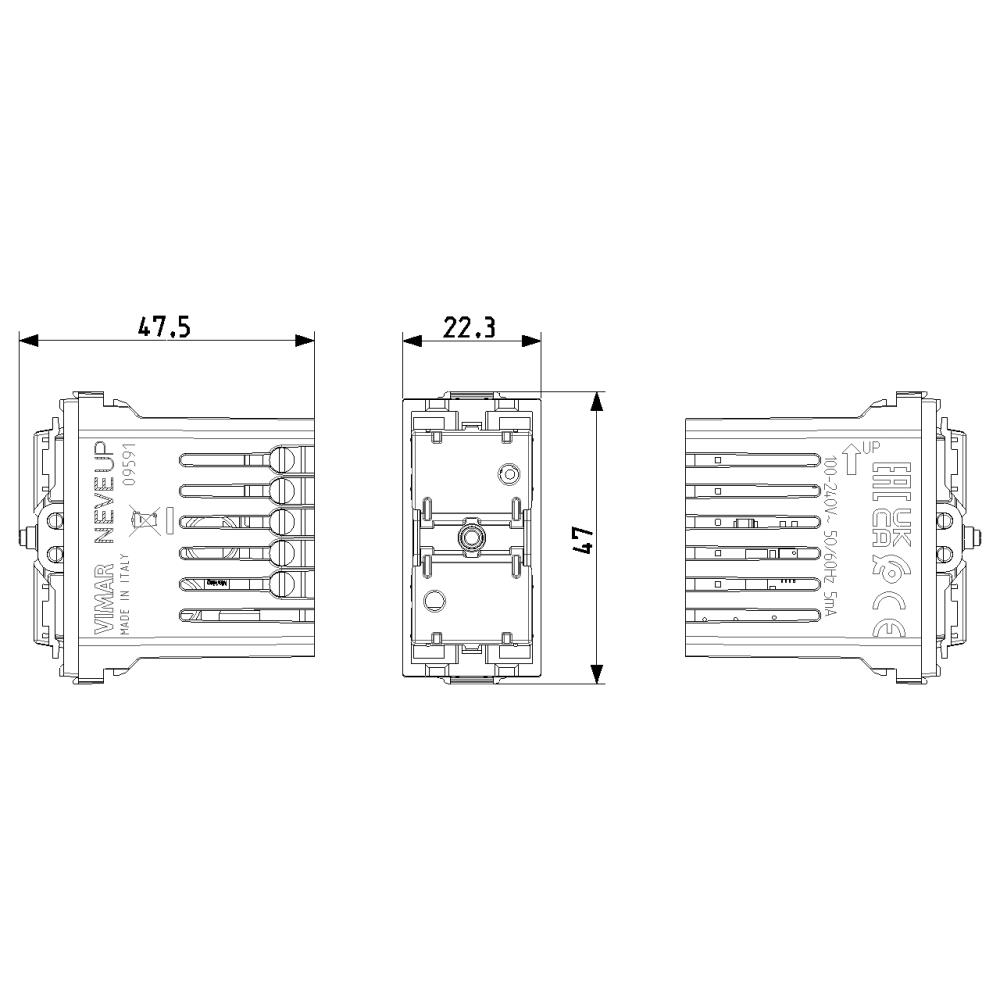09591.0 IoT Механизъм за свързано устройство VIMAR NEVE UP_small