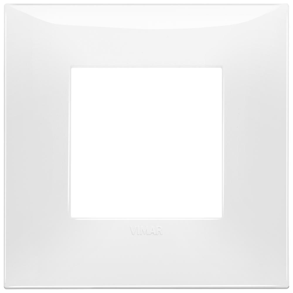 09662.01 Декоративна рамка технополимер, 2M, Бял гланц, VIMAR NEVE UP