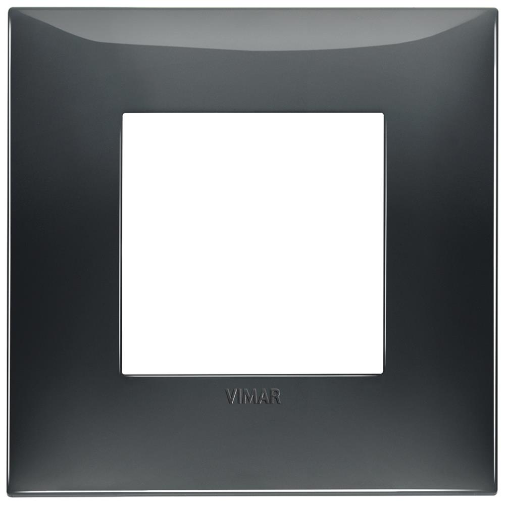 09662.03 Декоративна рамка технополимер, 2M, Сив  гланц, VIMAR NEVE UP