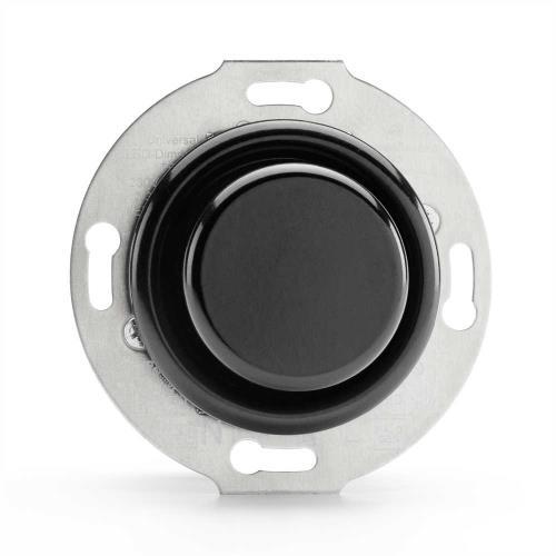 100410 Ротационен димер черен за дим.LED и лампи с наж.жичка,HV NV лампи 7-200 W/VA,3-80W LED ,THPG